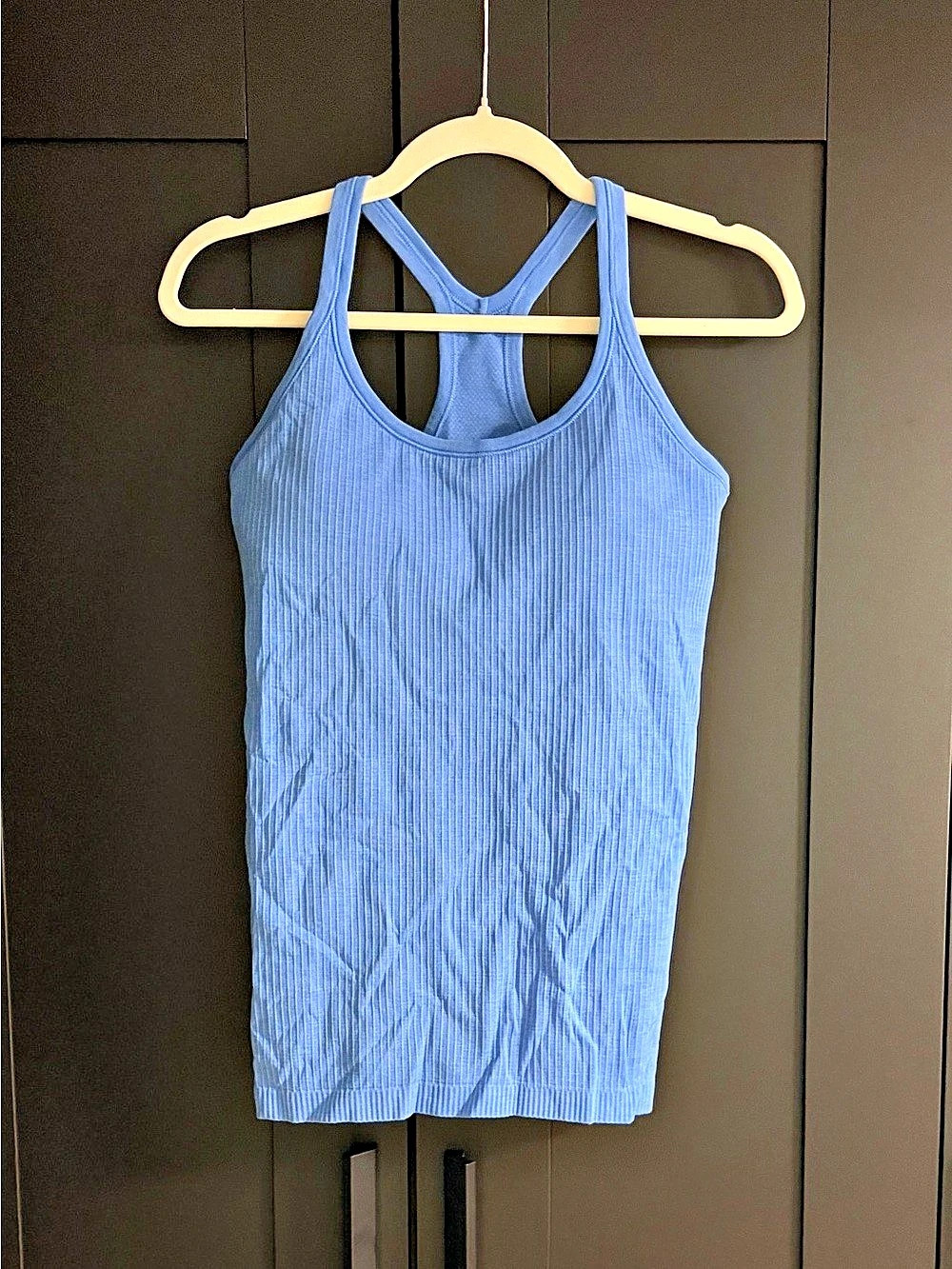 lululemon Ebb to Street Tank Pool Party Blue Size 8